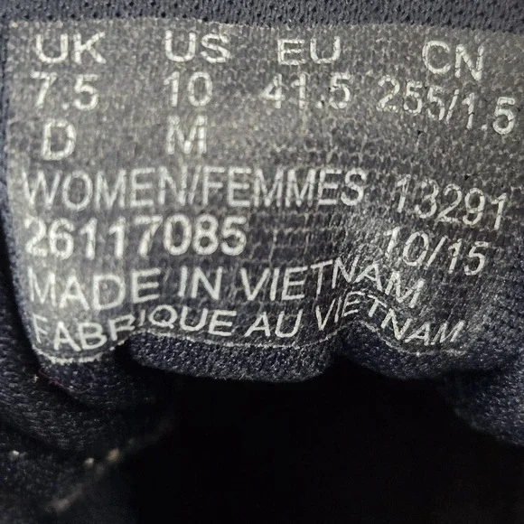 Clarks Collections 26117085 Womens 10 EU 41.5 Blue Soft Cushion Lace Up Low Top - Picture 10 of 10